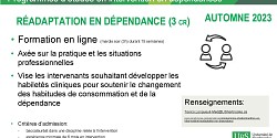 Réadaptation en dépendances (2e cycle)