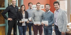 Remise de bourses à quatre étudiants en marketing