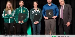 Des étudiantes et étudiants athlètes de la Faculté des sciences se distinguent