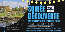 Soirée découverte des comités étudiants en développement durable