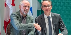 Signature d’une entente de partenariat avec l’Université catholique de Louvain en Belgique