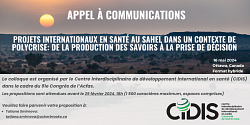Appel à communications