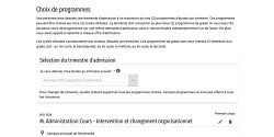 Mise en exploitation du nouveau formulaire de demande d’admission en ligne de l’UdeS