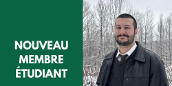 Marc Beaubien, nouveau membre étudiant<br>