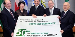 L'UdeS active depuis 50 ans en Montérégie