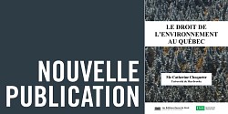 Le droit de l'environnement au Québec