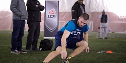 Francis Lapointe s’illustre au camp d’évaluation national de la LCF à Toronto