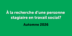Soutenez la formation de la relève en travail social