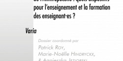 Un numéro thématique codirigé par deux membres internationaux du CRIDid