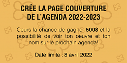 Concours de la page couverture de l'agenda 2022-2023