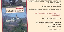 L'histoire en bref des Cantons de l'Est