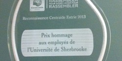 Le personnel de l’UdeS reçoit le « Prix hommage » de Centraide Estrie pour son engagement bénévole au sein de la collectivité