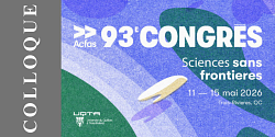 Plusieurs membres du Centre de recherche SoDRUS participent au 93e congrès de l'ACFAS (UQTR, 11-15 mai 2026)