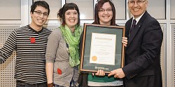 Défi étudiant 2012 : deux étudiants de la Faculté de droit honorés