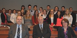 Pierre Marc Johnson rencontre les étudiants en marketing