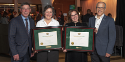 Les professeures Josée Vincent et Marie-Pier Luneau reçoivent le Prix de la recherche et de la création de l'UdeS