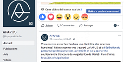 Joignez l'APAPUS sur Facebook!