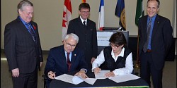 L’Université de Moncton et l’Université de Sherbrooke renouvellent leur entente de collaboration et inaugurent de nouvelles installations