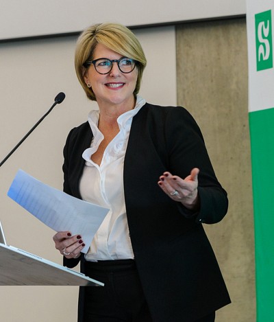 Madame Nathalie Boudreau, directrice de la Fondation H&ocirc;pital Charles-LeMoyne.
