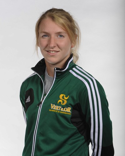 Marie-&Egrave;ve Jacques a ajout&eacute; deux buts suppl&eacute;mentaires &agrave; sa fiche offensive, dans une victoire de 2-0 du Vert & Or contre l'UQTR samedi.