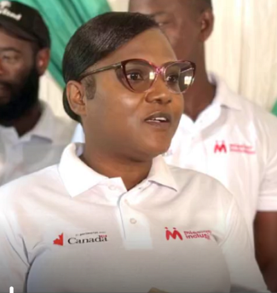 Santia Chancy,repr&eacute;sentante Mission inclusion Ha&iuml;ti&nbsp;