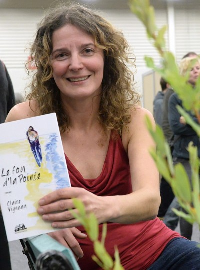 Claire Vigneau, laur&eacute;ate du prix Alfred-DesRochers.