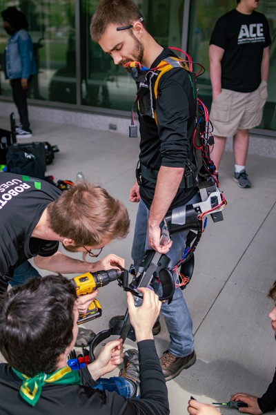 BioG&eacute;nius lors de la&nbsp;﻿3e comp&eacute;tition de l&rsquo;Applied Collegiate Exoskeleton (ACE)