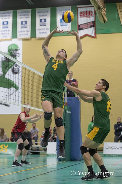 Le passeur du Vert & Or, Samuel Couturier.