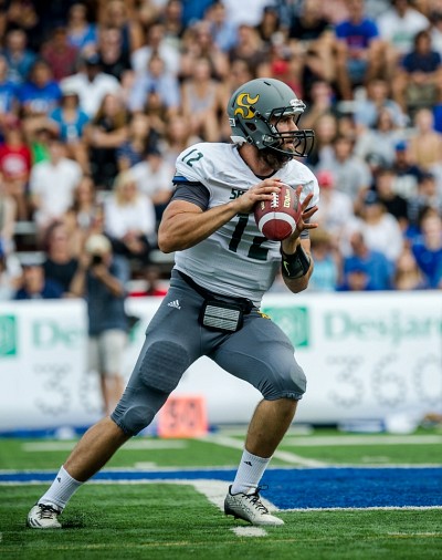 Le quart-arri&egrave;re J&eacute;r&eacute;mi Roch a disput&eacute; samedi dernier au Cepsum le dernier match de son impressionnante carri&egrave;re dans l'uniforme du Vert & Or.