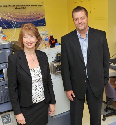 Les professeurs Christiane Auray-Blais, de l'UdeS, et Jeffrey Medin, de l'Universit&eacute; de Toronto.
