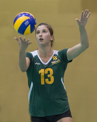 L'attaquante gauch&egrave;re Sarah-Jeanne Meunier-B&eacute;dard.