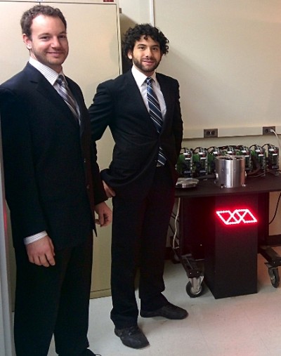 Les deux laur&eacute;ats du prix Entrepreneuriat, affaires et vie &eacute;conomique,&nbsp;Philippe Beauchamp et Rami Jarjour.