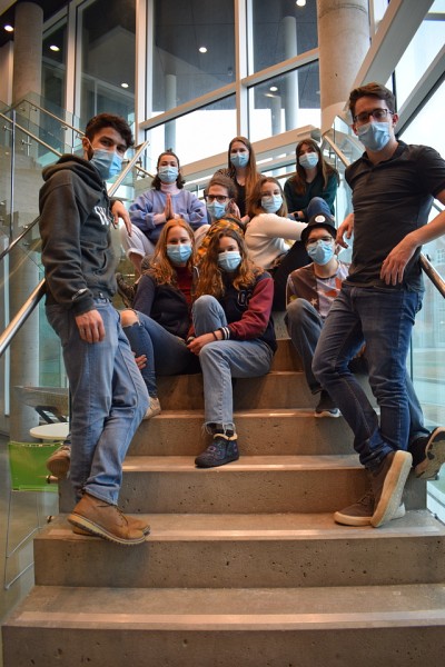 Conf&eacute;rence sur le d&eacute;veloppement durable en ing&eacute;nierie 2021 (photo respectant les mesures de distanciation alors en vigueur).