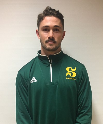 Le nouveau coordonnateur &agrave; l'attaque de la formation de football de l'UdeS, Justin Chapdelaine.