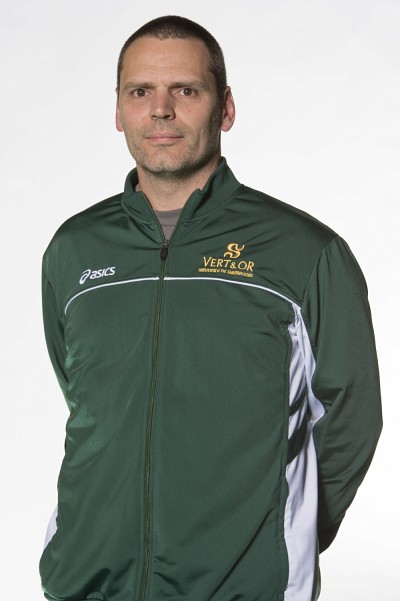 Marc Lussier. Entra&icirc;neur du Vert & Or.