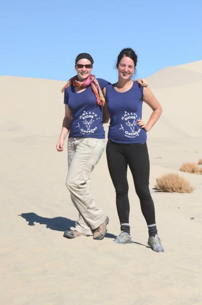 L&rsquo;&eacute;quipage qui pilotera le bolide, V&eacute;ronique Nault et Kasandra Reix-Th&eacute;riault.