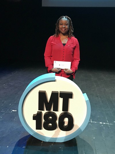 &Eacute;lodie Nuguena, doctorante en genie &eacute;l&eacute;ctrique &agrave; l'UdeS et membre du LN2