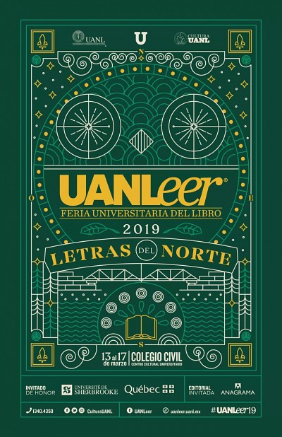 Le programme de la 9e Foire universitaire du livre, intitul&eacute; Letras del Norte, marque notre pr&eacute;sence au nord du 45e parall&egrave;le.