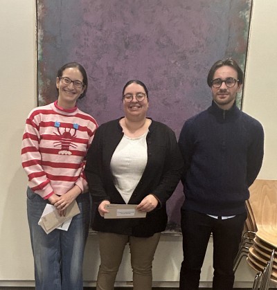 S&eacute;rine Benachenhou, r&eacute;cipiendaire du 3e prix