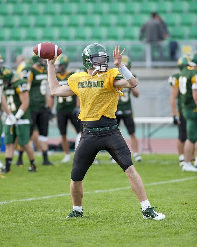 James Goulet en &eacute;tait &agrave; son premier d&eacute;part universitaire en carri&egrave;re.