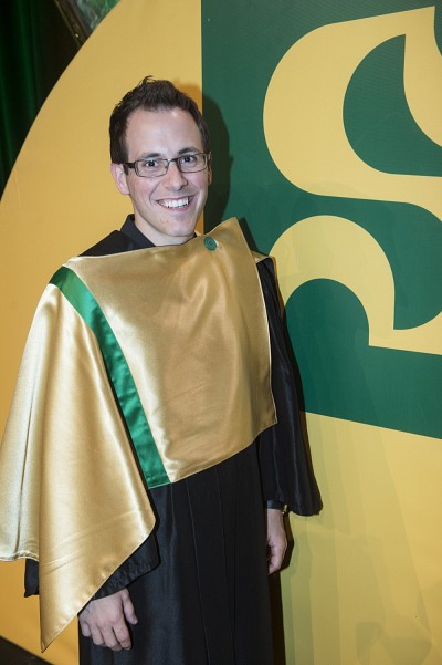 Maxime Delisle, &eacute;tudiant &agrave; la Facult&eacute; de m&eacute;decine et des sciences de la sant&eacute;