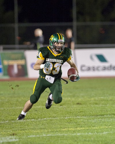 Rapha&euml;l Gagn&eacute; a &eacute;t&eacute; &eacute;blouissant avec 128&nbsp;verges de retour sur les bott&eacute;s de d&eacute;gagement.
