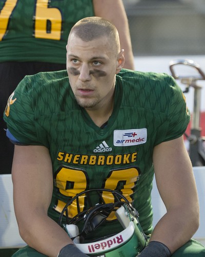 L'ailier d&eacute;fensif Alexandre Gagnon.