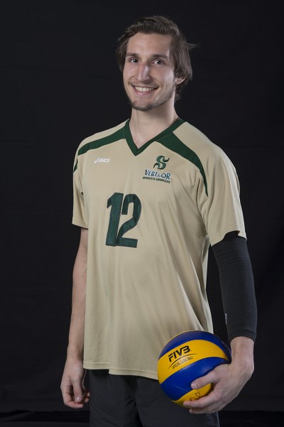L'attaquant du Vert & Or Mathieu Ouellet