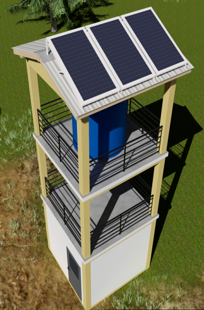 Rendu du ch&acirc;teau d'eau : le GCIUS en mission en Afrique