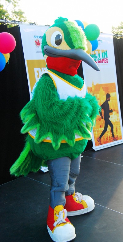 La mascotte des Jeux, Zigzag.