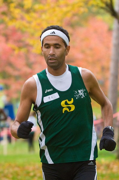 Baghdad Rachem a dominé ses adversaires lors du championnat provincial de cross-country, en fin de semaine dernière sur les Plaines d'Abraham. 