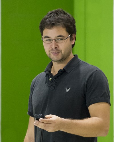 L'entra&icirc;neur de l'&eacute;quipe de natation Vert & Or, David Bruandet.