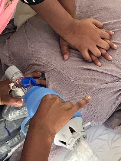 Le mannequin de Dre Ouellet en action.