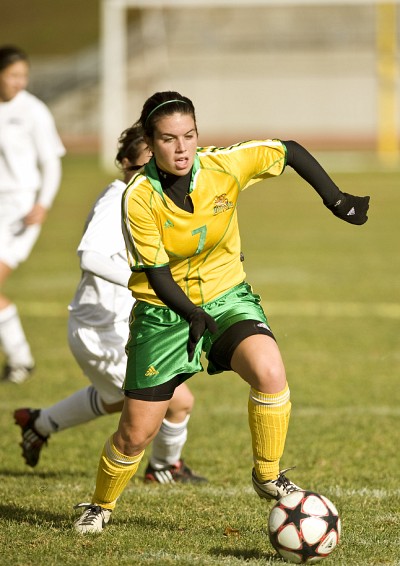 Andr&eacute;anne Gagn&eacute; a connu un match de quatre points, samedi face aux Citadins de l'UQAM.